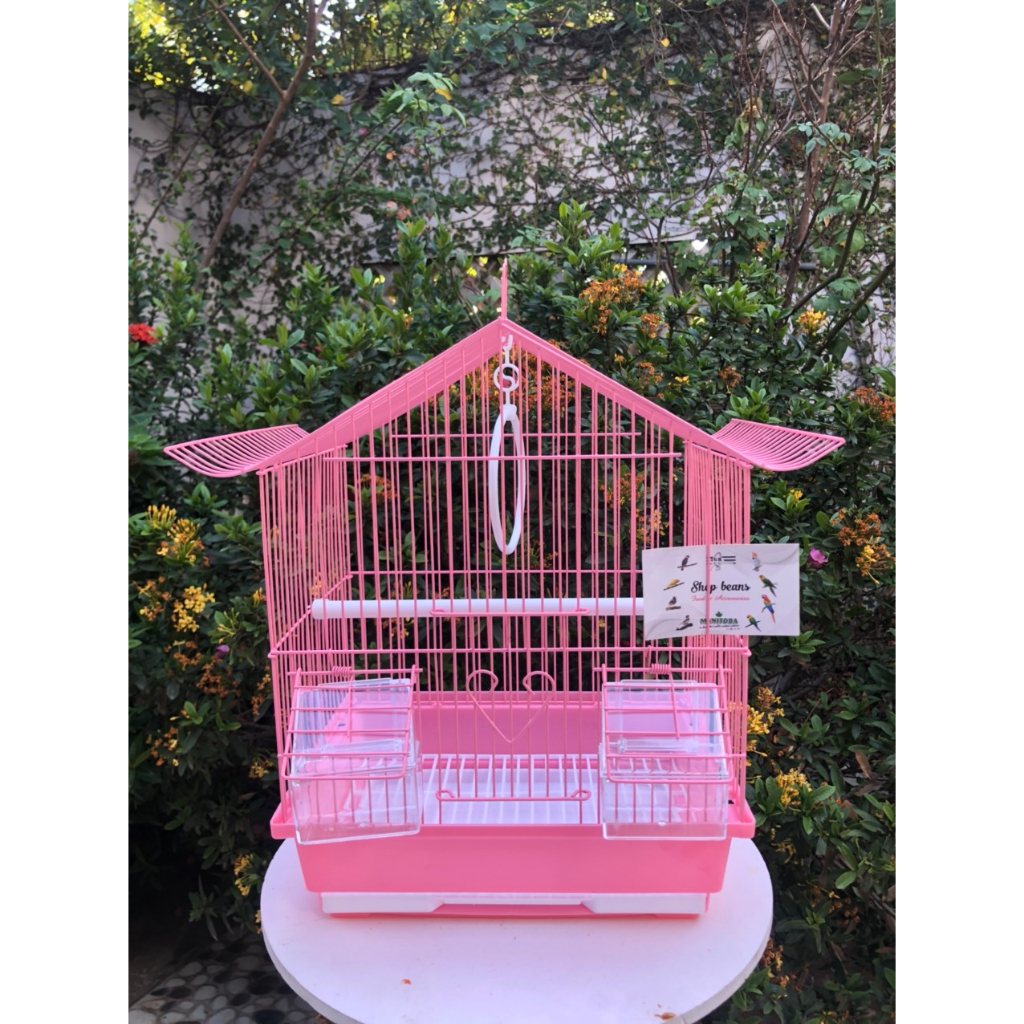 Lồng chim mái nhà cho chim cảnh, vẹt nhỏ như yến hót, manh manh, 7 màu, bạc má, yến phụng , lovebird,...