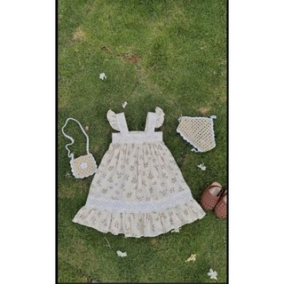 Set túi đeo chéo + Băng đô cài tóc Handmade cho bé gái