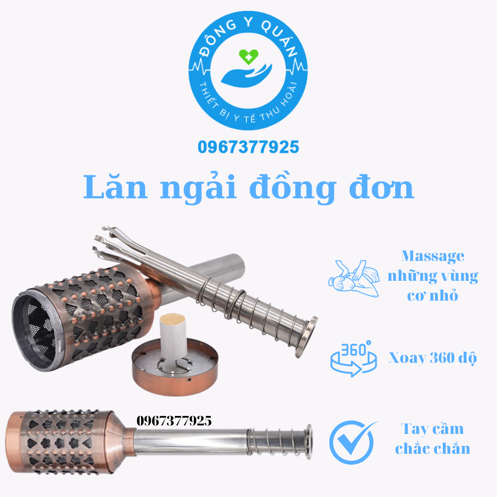 Lăn ngải đồng đơn- Thuận lợi cho massage những vùng cơ nhỏ- an toàn