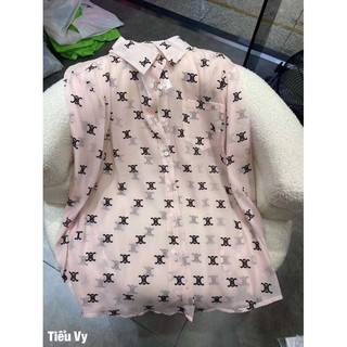 Áo sơ mi tơ Ce.Line siu cấp
