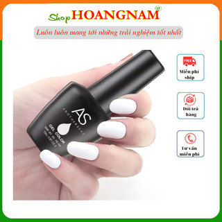 Sơn Gel As chai 15ml trắng đen chăm sóc trang trí móng làm nail mi shop hoangnam nail