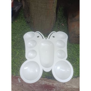 Khay pha màu tô tượng - vỉ hình con bướm kute