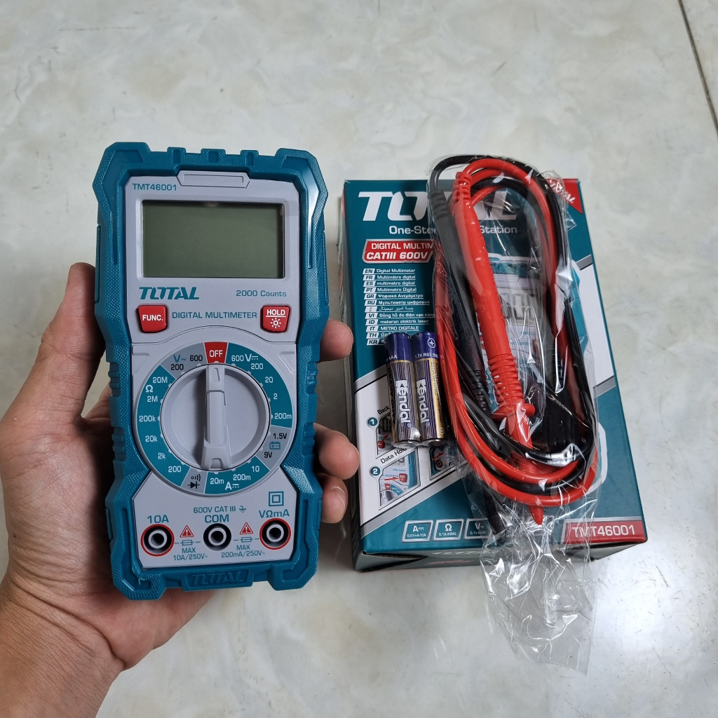 ĐỒNG HỒ ĐO ĐIỆN VẠN NĂNG TOTAL TMT46001