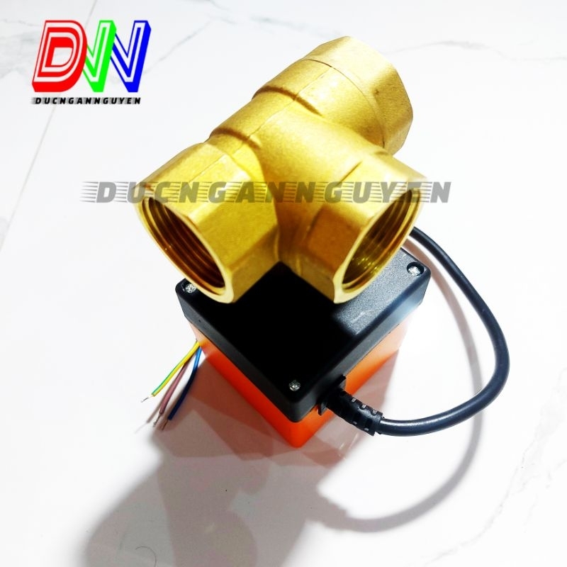 Van Bi Động Cơ Điện Ba Hướng DN15/20/25 [Ren 21/27/34]