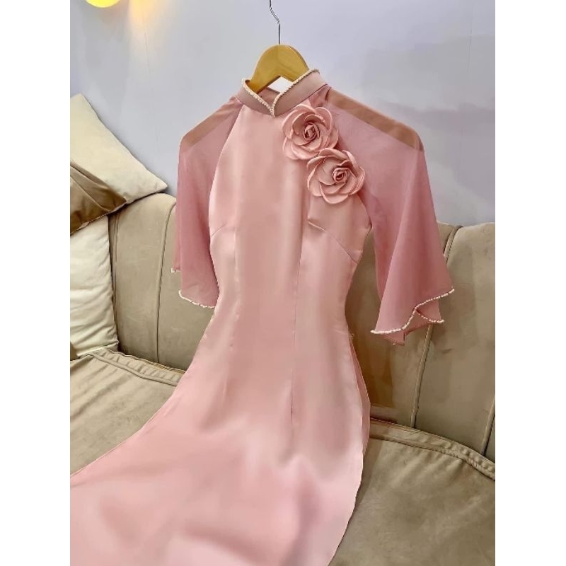 Cho thuê áo dài bưng quả chỉ 90k