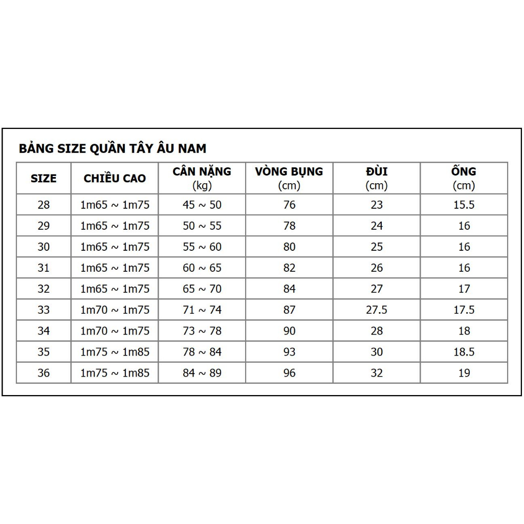 Quần tây âu nam ZARAMAN cao cấp hàng Việt Nam xuất khẩu
