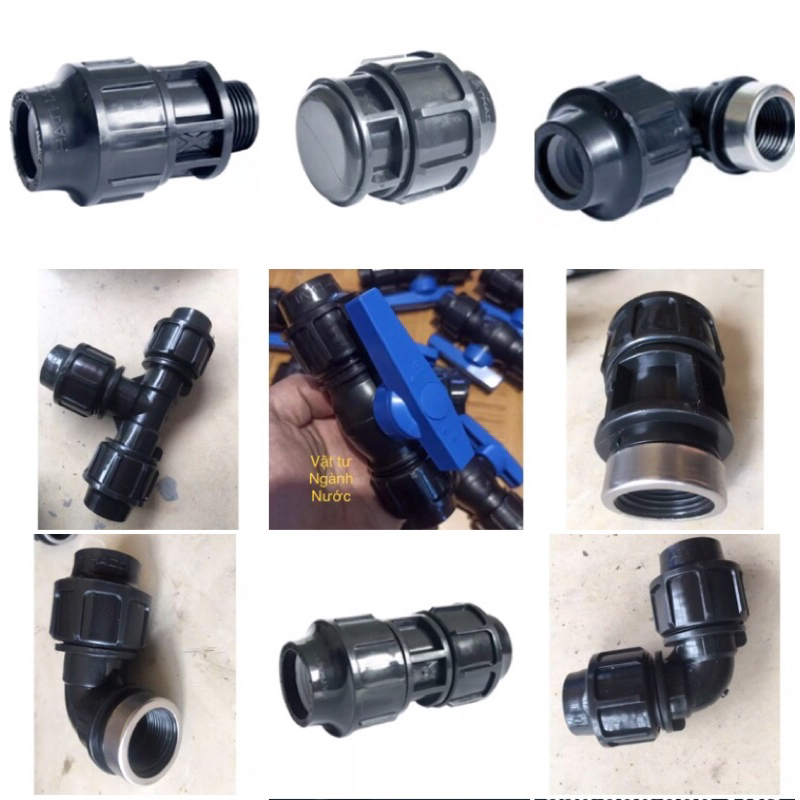 hdpe góc -tê - nối - van loại ống 20 các loại