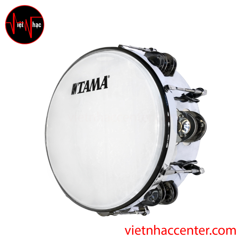 Trống Gõ Bo Tambourine Tama TMT-10 Mặt Trắng