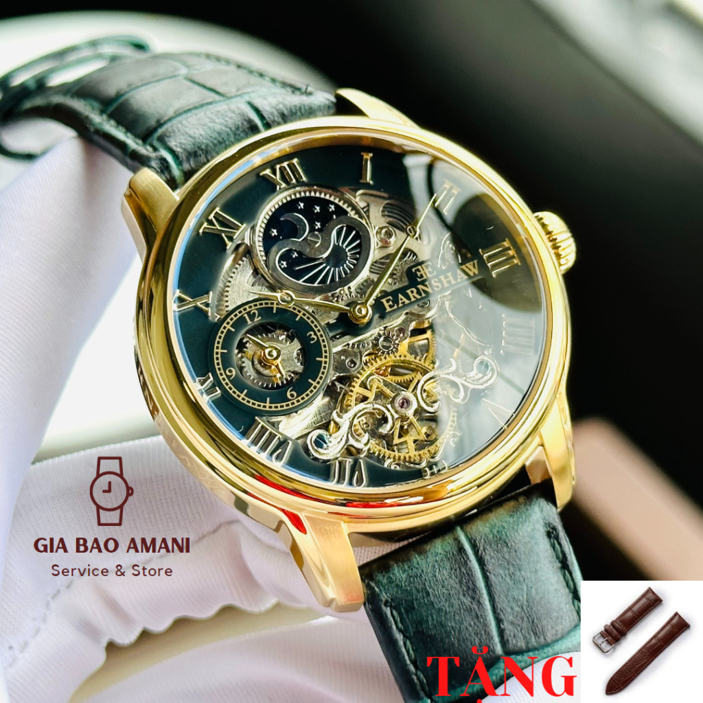 Đồng Hồ Nam THOMAS EARNSHAW AUTOMATIC ES-8006-09 Chính Hãng Tặng Dây Da Cao Cấp