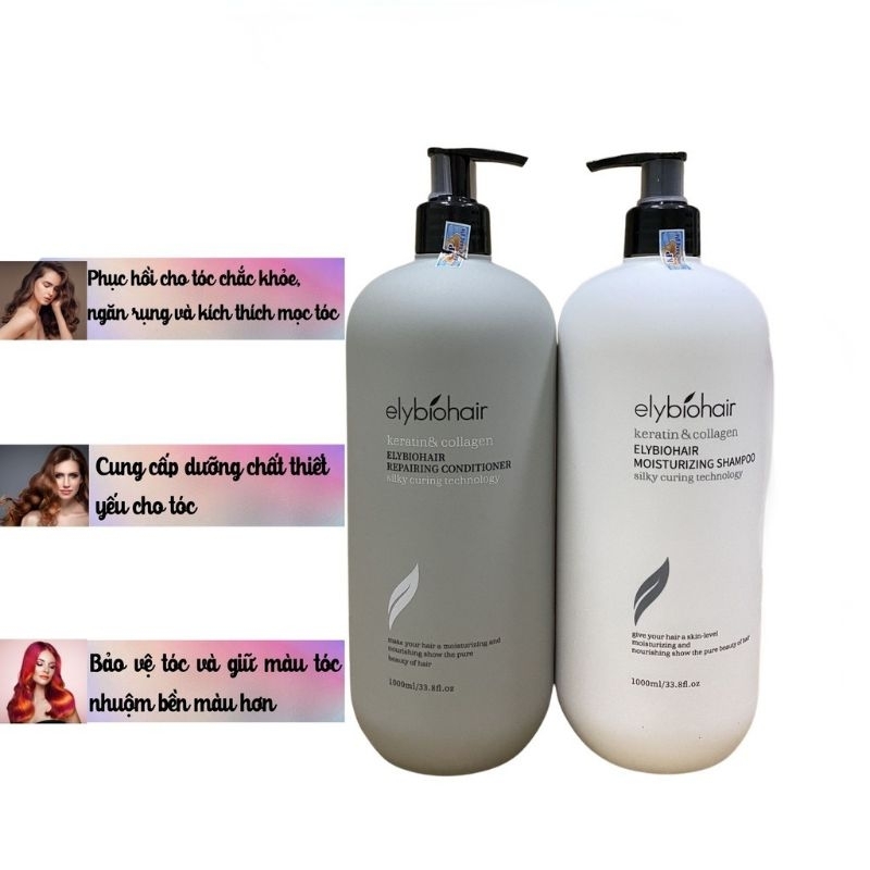 DẦU GỘI XẢ ELYBIOHAIR 1000ml