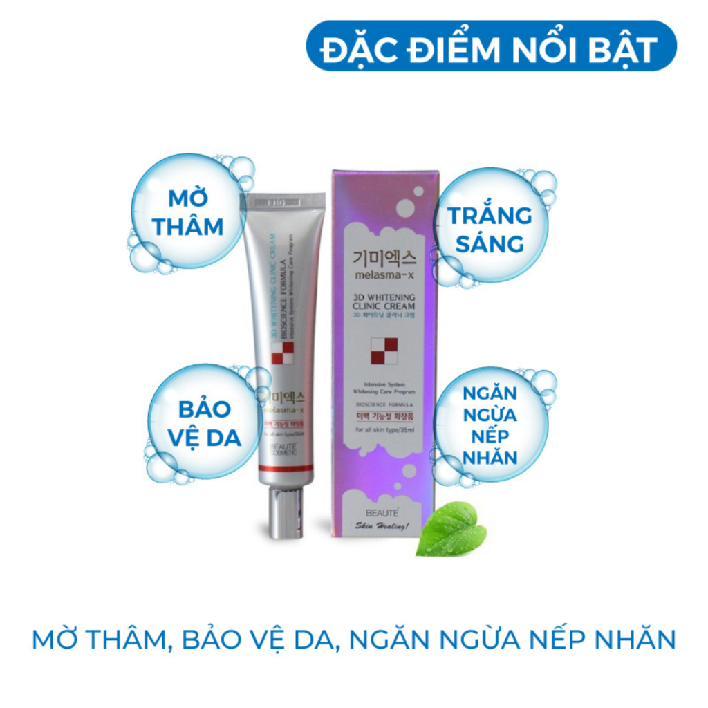 Đánh bay nám - tàn nhang với Kem Melasma - X3D Whitening Clinic.