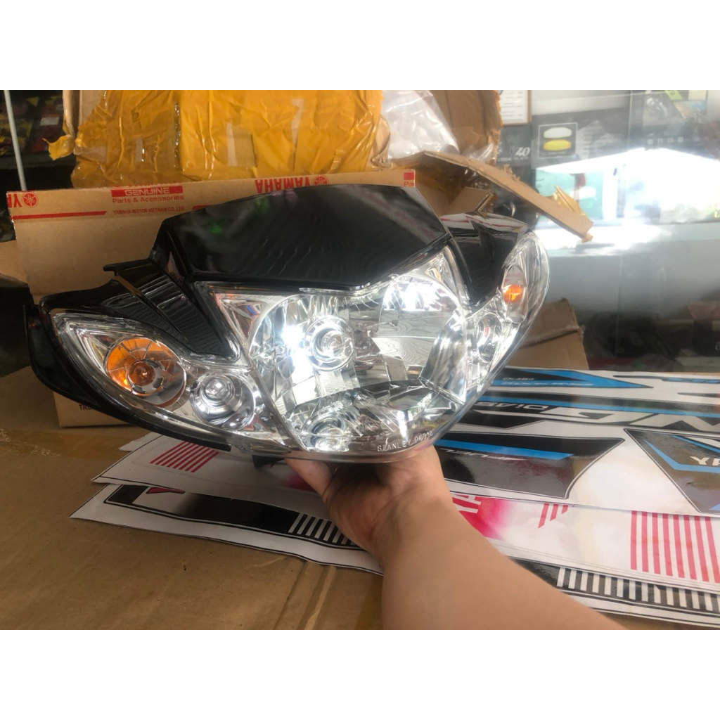 Pha đèn trước sirius hello bóng nhỏ sử dụng si 50cc/ 110 xăng cơ