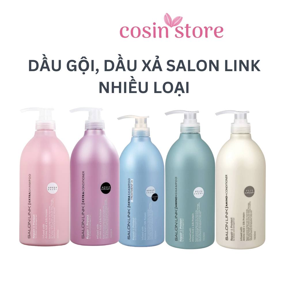 Dầu gội Salon Link Extra Shampoo 1000ml Nhật Bản Cosin Store giúp Dưỡng & Phục Hồi Tóc