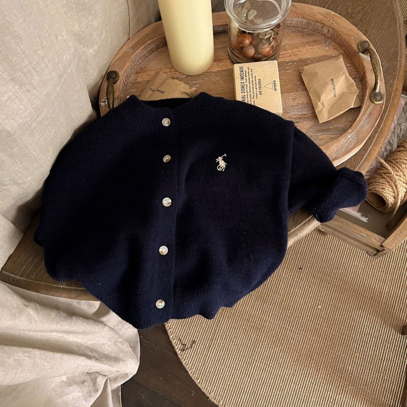 Áo len cardigan cài cúc hàn quốc cute đáng yêu cho bé trẻ em 1-6 tuổi
