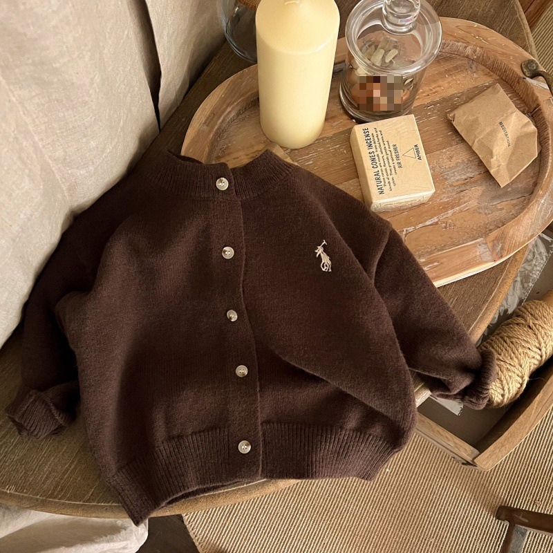 Áo len cardigan cài cúc hàn quốc cute đáng yêu cho bé trẻ em 1-6 tuổi