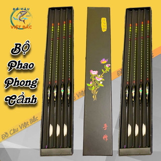  Bộ phao đài săn hàng Phong Cảnh Bát Tiên gồm 4 quả phao nano tặng kèm hộp chống nước Đồ Câu Việt Bắc 