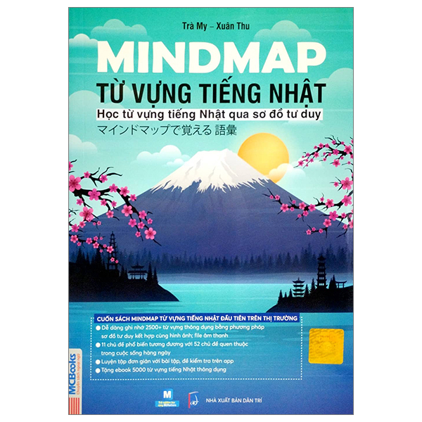 Sách Tiếng Nhật - Mindmap Từ Vựng Tiếng Nhật - Học Từ Vựng Tiếng Nhật Qua Sơ Đồ Tư Duy