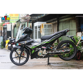 Tem Exciter 150 - mẫu Y15zr (Xanh đen)