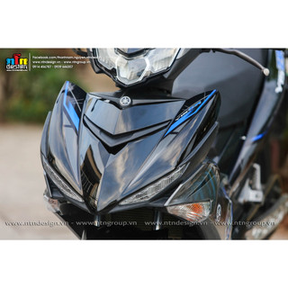 Tem Exciter 150 - mẫu Y15zr ( Xám đen)