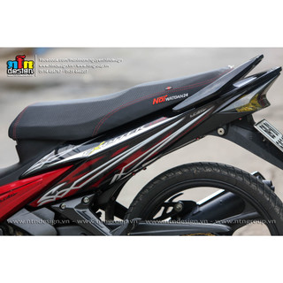 Tem Exciter 2008 - 2010 mẫu Spark RR (đỏ)