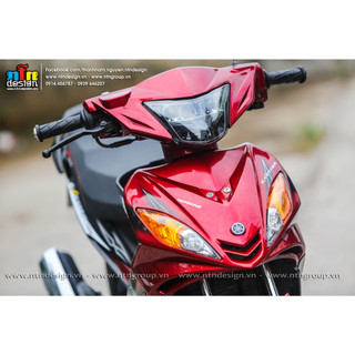 Tem Exciter 2008 - 2010 mẫu Spark RR (đỏ)