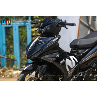 Tem Exciter 150 - mẫu Movistar (Full đen)