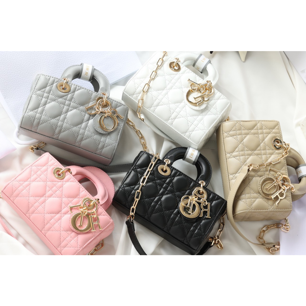 TÚI CD LADY D-JOY SZ18 DA BÒ