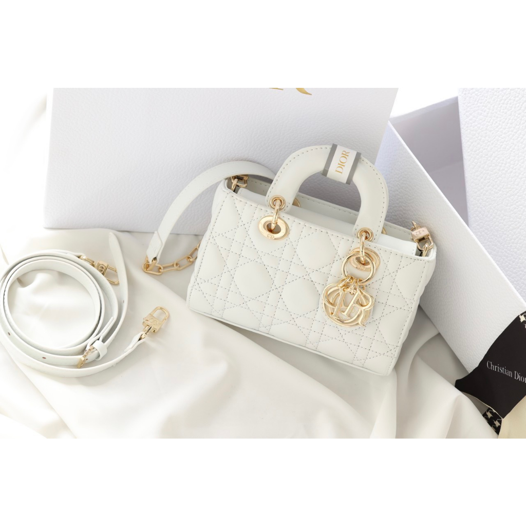 TÚI CD LADY D-JOY SZ18 DA BÒ