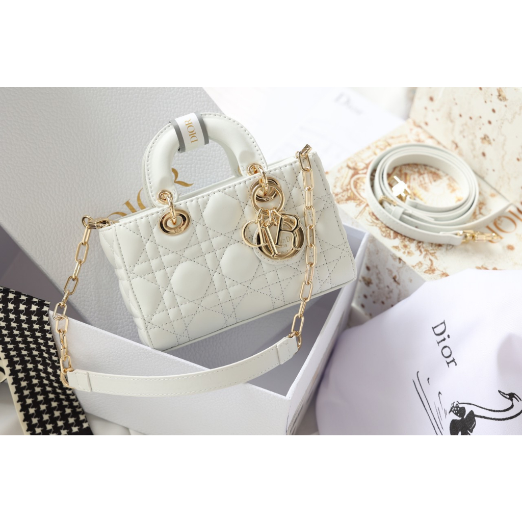 TÚI CD LADY D-JOY SZ18 DA BÒ