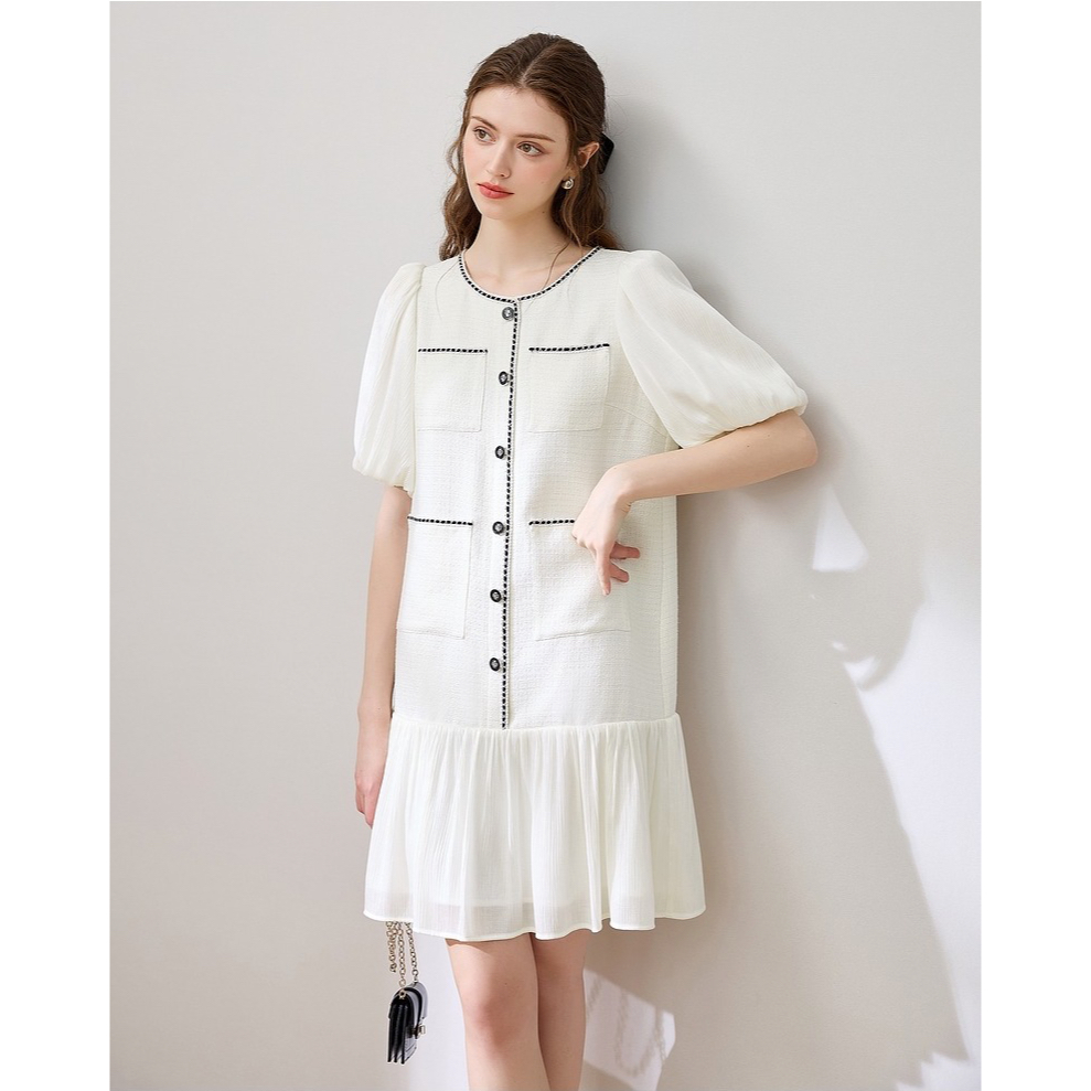 B014 Váy suông đuôi cá xuất dư của CINDRAL