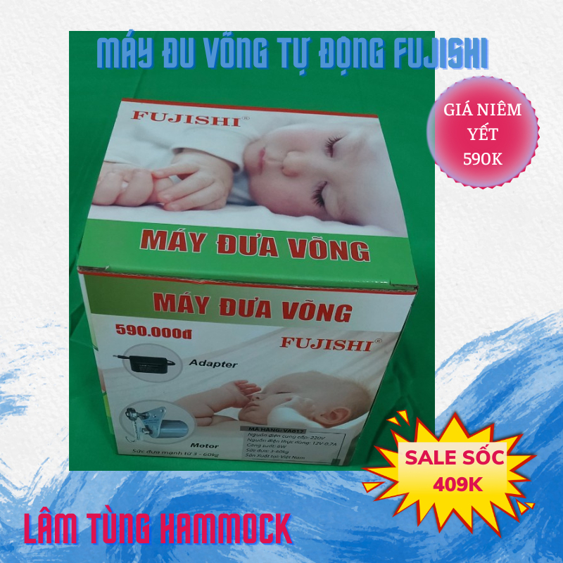 Bộ Máy đưa võng tự động cao cấp. Bảo hành 12 tháng. Bao giá toàn sàn