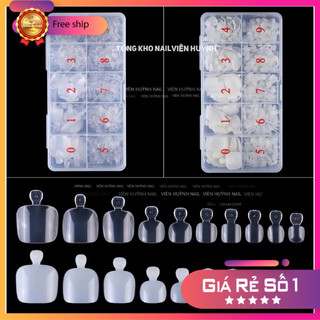 Móng úp chân ngắn - hộp 500 móng đủ số
