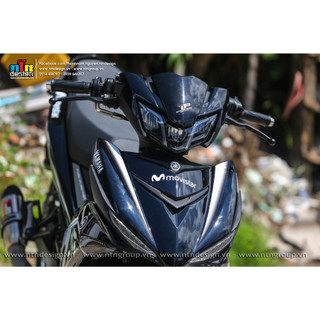 Tem Exciter 150 - mẫu Movistar (Full đen)