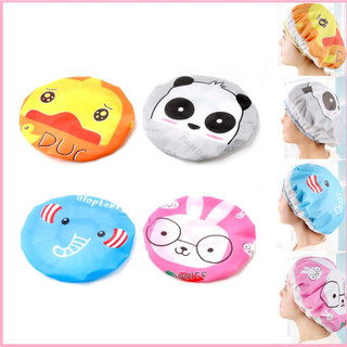 Mũ trùm đầu tắm ủ tóc họa tiết hoạt hình dễ thương
