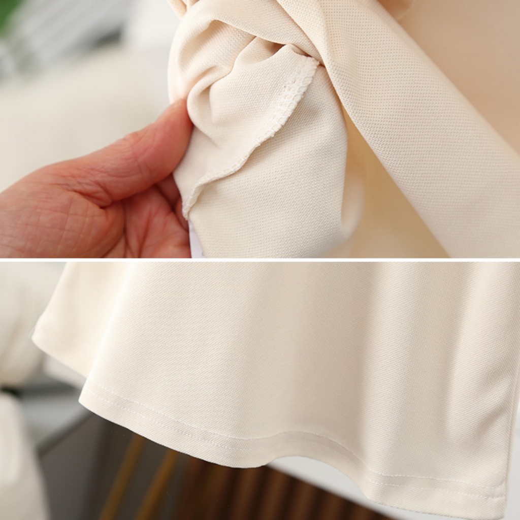 Đầm Polo In Họa Tiết Gấu Phong Cách Hàn Quốc Thời Trang Mùa Hè Cho Bé Gái 1-7 Tuổi