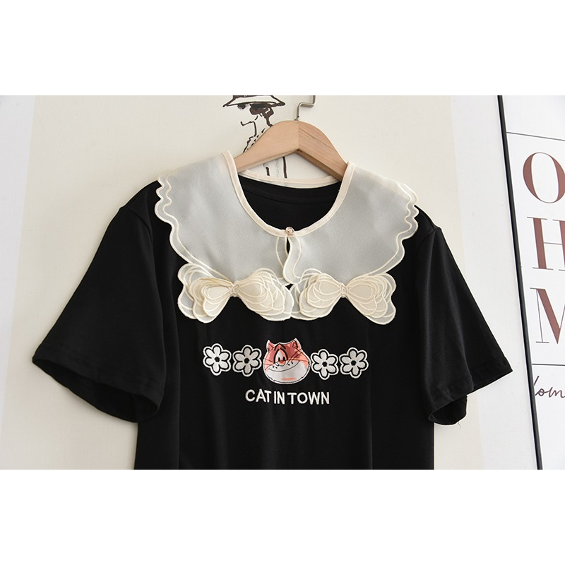 B016 Áo thun hoa xuất dư của JESSYLINE