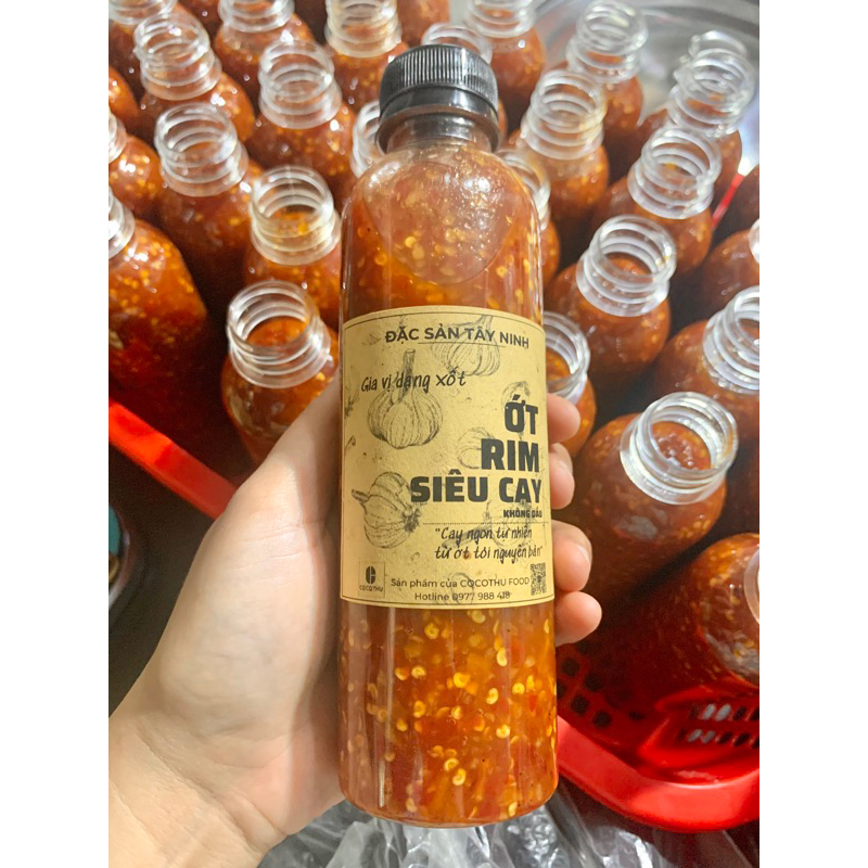 Ớt tỏi rim siêu cay Cocothu Food