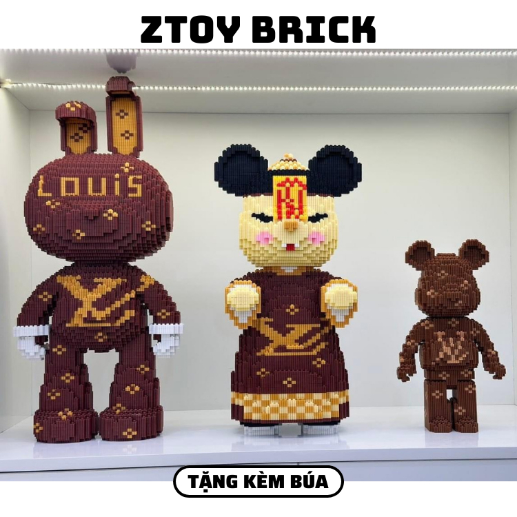 le.go cương thi 45cm 46cm 55cm Đồ chơi lắp ráp mô hình cỡ lớn Hàng Đẹp bear bricK. ZTOY