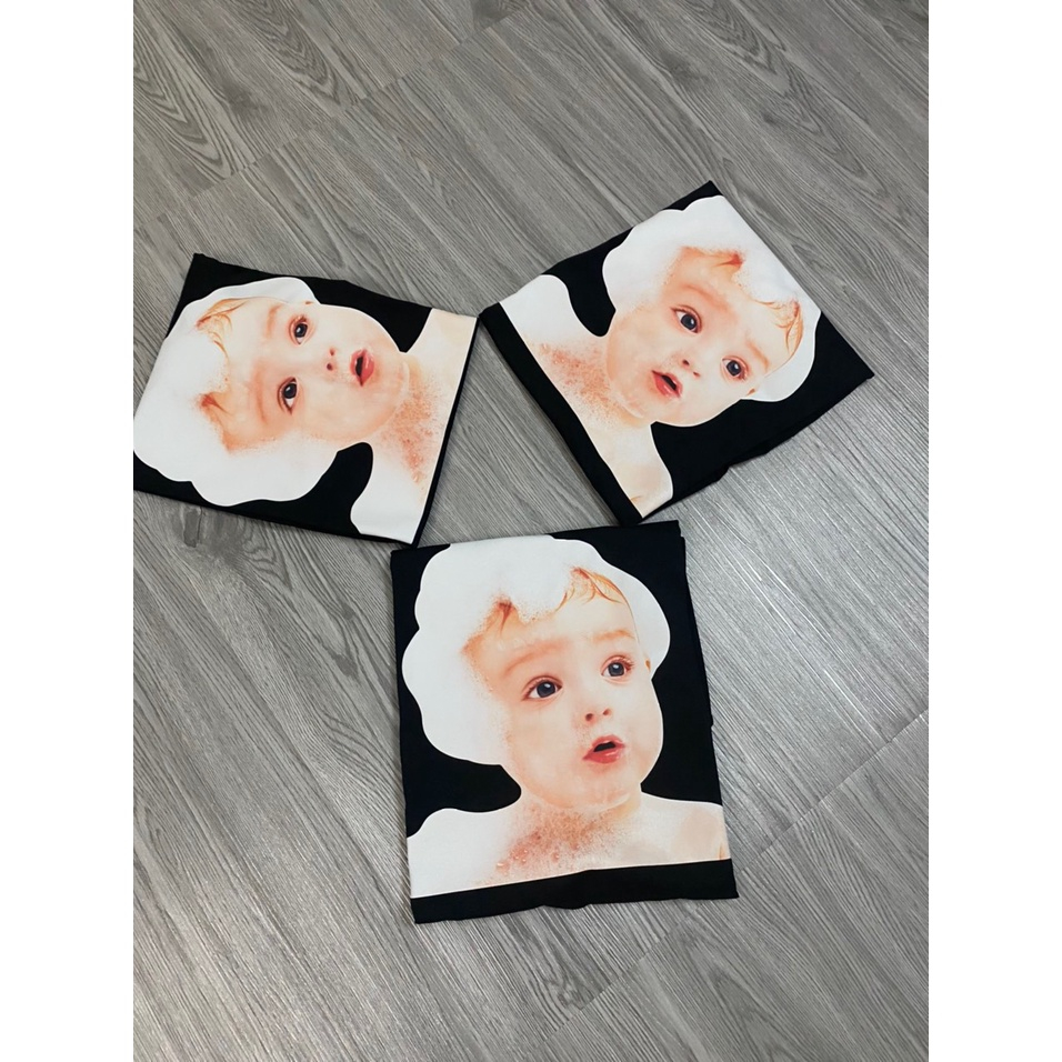 Áo phông trẻ em cho bé gái hình baby áo thun gia đình chất liệu cotton mềm mại thoải mái Yami Kids