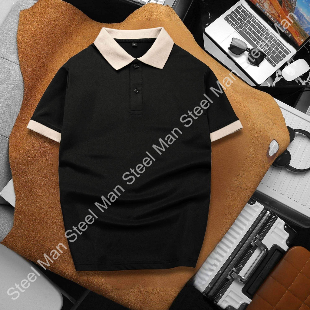Áo thun Polo nam tay ngắn STEELMAN phối màu thời trang trẻ trung