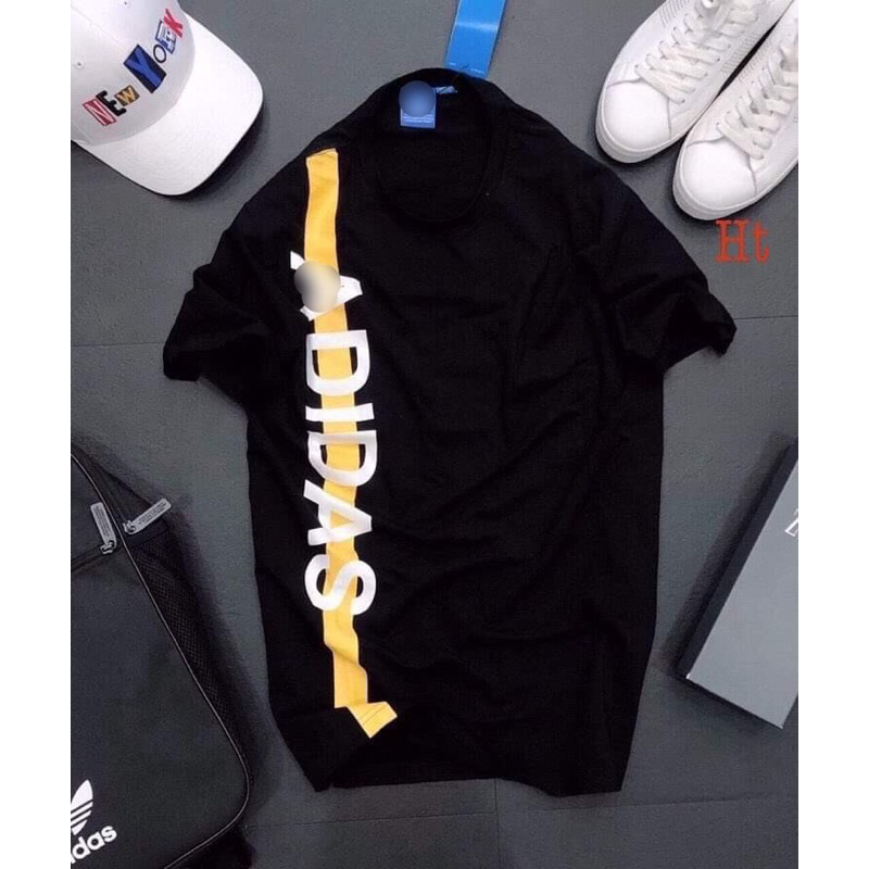 Áo phông chữ đát dọc sọc màu H2A876