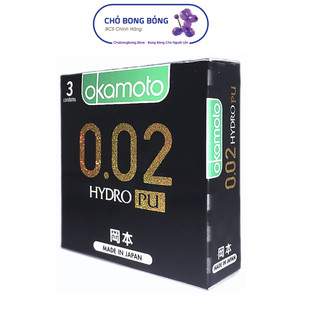 Bao Cao Su BCS Okamoto Hydro PU 0.02 x 54mm giúp bạn đánh thức khoảnh khắc thăng hoa