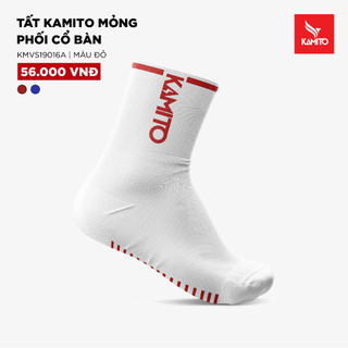 Vớ bóng đá cổ ngắn kamito mỏng
