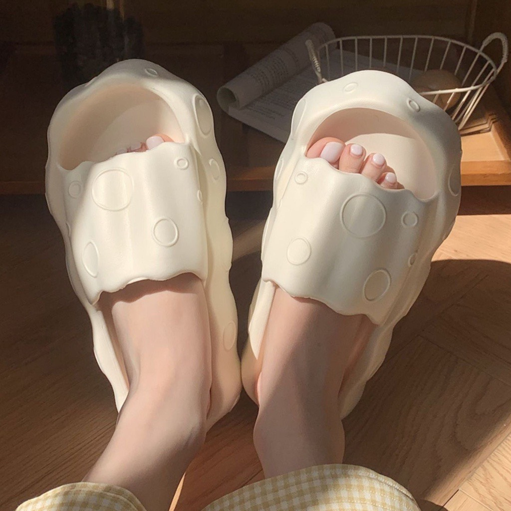 Dép Bánh Mì Bong Bóng Đế 5cm Phong Cách điệu Đà