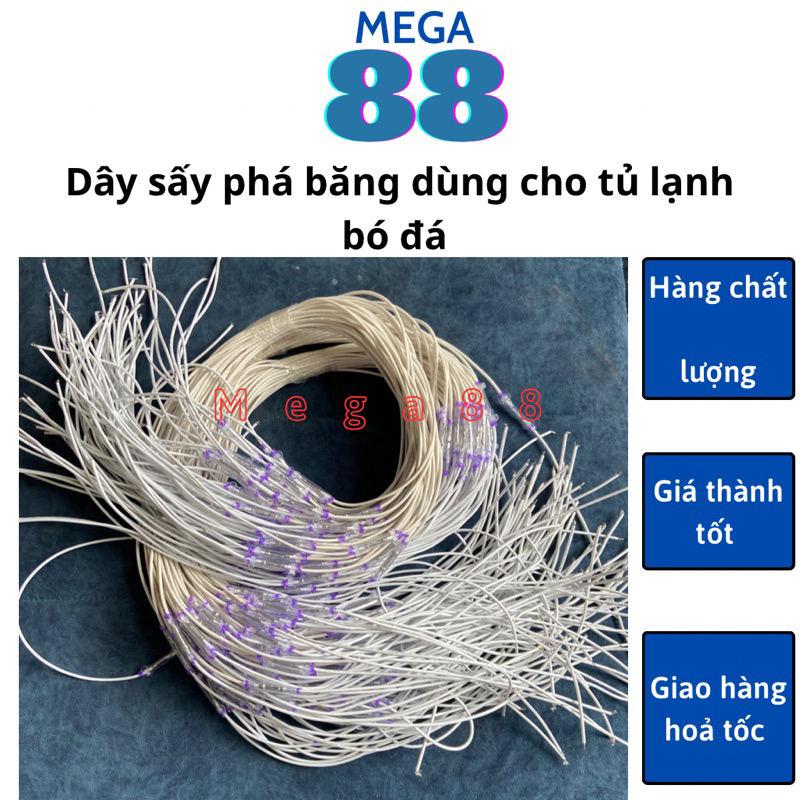 Dây sấy tủ lạnh dùng cho các loại tủ bó đá và tắc đường máng nước