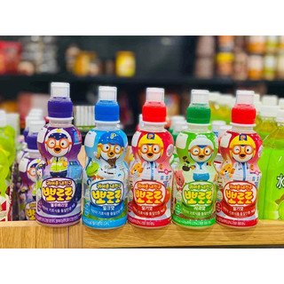Nước hoa quả pororo Hàn quốc 235ml dạng chai đủ vị