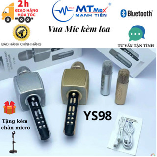 [Tặng chân mic] Micro Karaoke Song Ca Chuyên Nghiệp YS 98 Mic Hát Karaoke Bluetooth Không Dây YS98 Lọc Tiếng ồn Cực Hay
