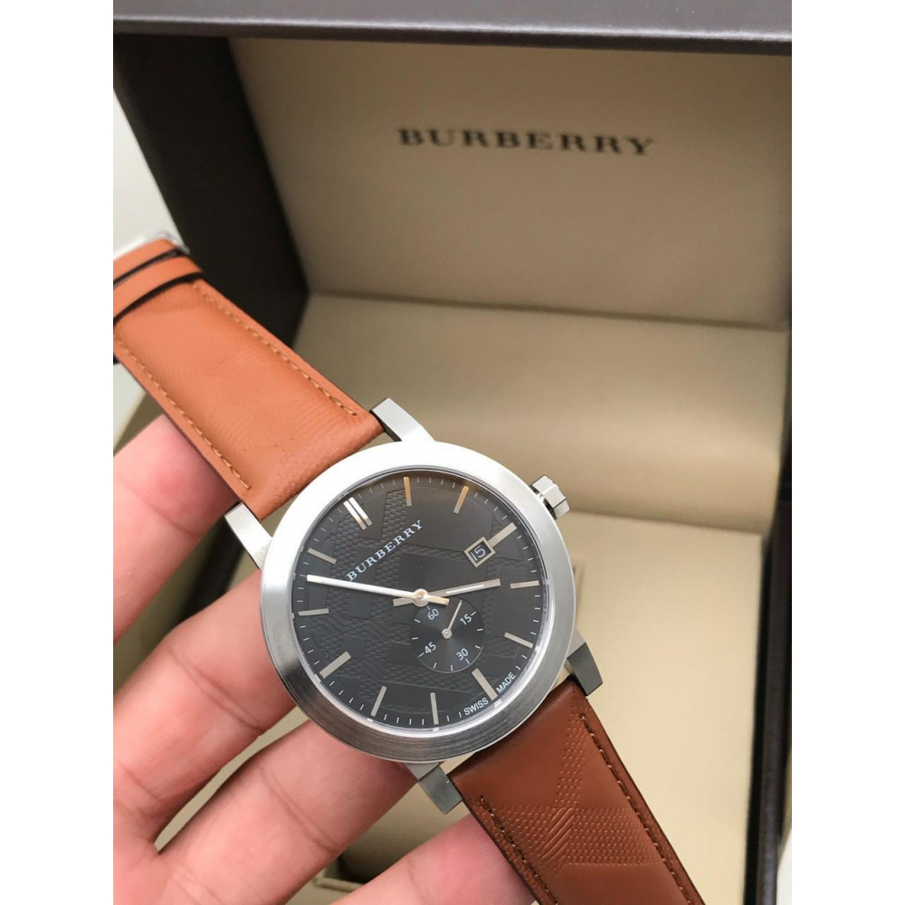 Đồng Hồ Nam SWISS QUARTZ BU9904/BU9905 Dây Da Màu Nâu ,Size 42mm