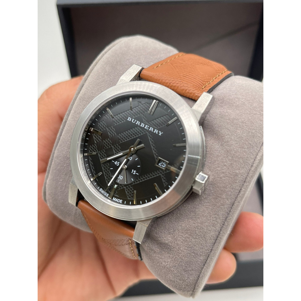 Đồng Hồ Nam SWISS QUARTZ BU9904/BU9905 Dây Da Màu Nâu ,Size 42mm