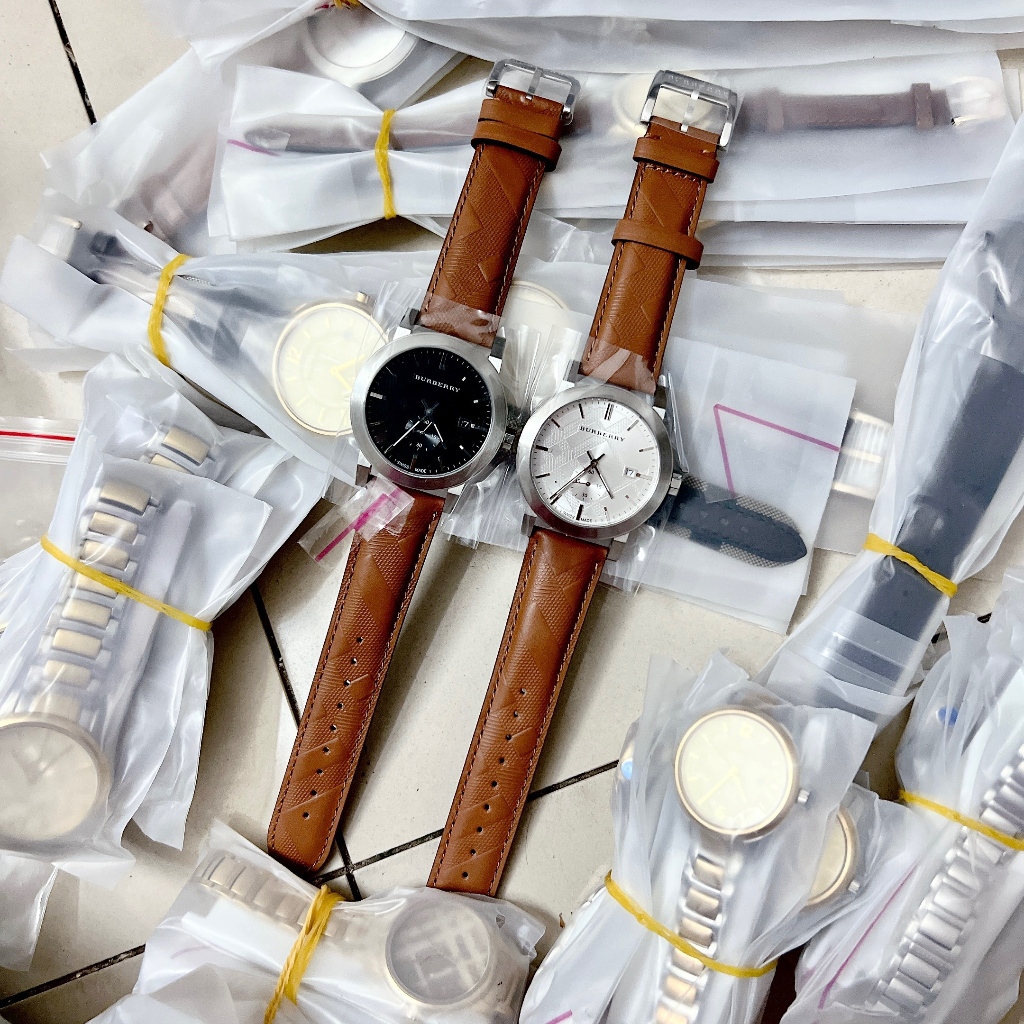 Đồng Hồ Nam SWISS QUARTZ BU9904/BU9905 Dây Da Màu Nâu ,Size 42mm